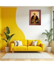 Swami Ramkrishna Paramhans Photo Frame 13X17 Inch Religious Wall & Table Decor Frame | Swami Ramkrishna Paramhans Spiritual Photo Frame For Home, Temple & Office (F18259X13X17)