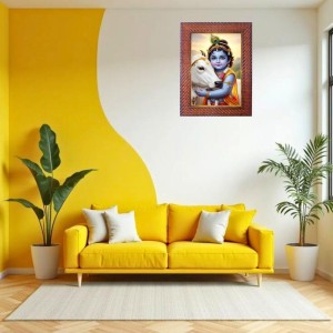 Lord Krishna Photo Frame 21X25 Inch Religious Wall & Table Decor Frame | Lord Krishna Spiritual Photo Frame For Home, Temple & Office | Decorative Hindu God & Goddess Frame (Pack Of 1) (F18104) Lord Krishna Photo Frame 21X25 Inch Religious Wall & Table Decor Frame | Lord Krishna Spiritual Photo Frame For Home, Temple & Office | Decorative Hindu God & Goddess Frame (Pack Of 1) (F18104)