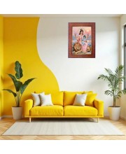Nisargadatta Maharaj Photo Frame 13X17 Inch Religious Wall & Table Decor Frame | Nisargadatta Maharaj Spiritual Photo Frame For Home, Temple & Office | Decorative Hindu God & Goddess Frame (Pack O