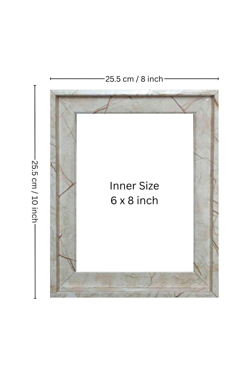 HiTechMart Polystyrene 8x10inch Picture Frame Modern Style Photo Frame with Acrylic Glass Front, Tabletop Display Ideal for Family Portraits or Gift