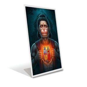 Car Desk/Table Top Jai Bajrang Bali Acrylic L-Style Photo Stand - 2.5x3.5 Inches, Compact And Stylish Spiritual Display (F6665) Car Desk/Table Top Jai Bajrang Bali Acrylic L-Style Photo Stand - 2.5x3.5 Inches, Compact And Stylish Spiritual Display (F6665)