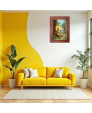 Mata Ganga Photo Frame 13X17 Inch Religious Wall & Table Decor Frame | Mata Ganga Spiritual Photo Frame For Home, Temple & Office (F18229X13X17)