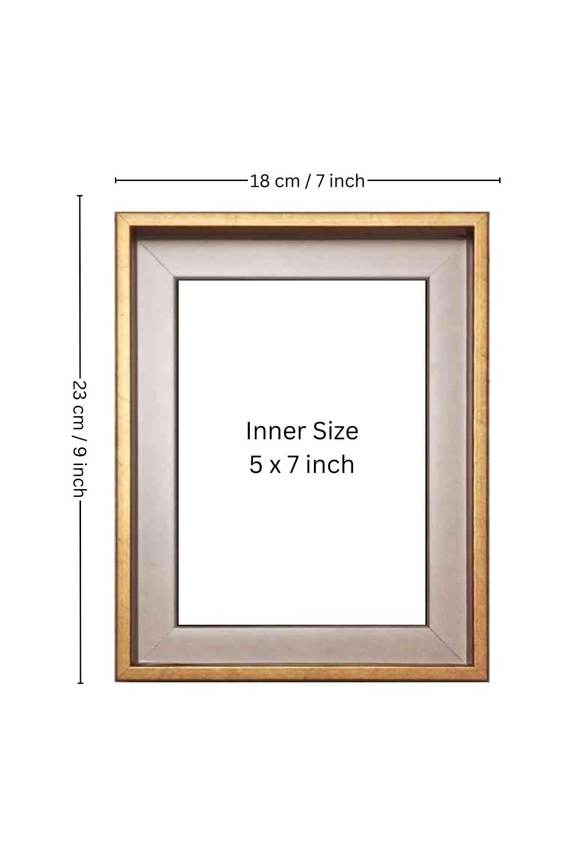 HiTechMart Polystrene 7x9 Picture Frame Photo Frame with Glass Front, Tabletop Display Ideal for Wedding Gif, Family Photos, or Gifts