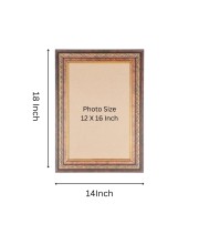 Antique Gold & Brown Decorative Photo Frames | Classic Wall & Tabletop Picture Frame for Home Décor | Vintage Finish Frame for Painting, Certificate, or Artwork Display (16x20)
