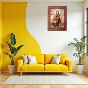 Mata Skandmata Photo Frame 13X17 Inch Religious Wall & Table Decor Frame | Mata Skandmata Spiritual Photo Frame For Home, Temple & Office (F18387X13X17)