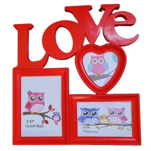 HiTechMart Red LOVE Multi-Photo Frame – Romantic Wall Hanging Picture Frame for 3 Photos (5x7, 6x4, Heart-Shaped) – Love-Themed Home Décor, Wedding, Anniversary & Valentine’s Day Gift HiTechMart Red LOVE Multi-Photo Frame – Romantic Wall Hanging Picture Frame for 3 Photos (5x7, 6x4, Heart-Shaped) – Love-Themed Home Décor, Wedding, Anniversary & Valentine’s Day Gift