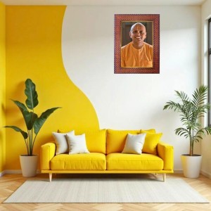 Acharya Prashant Photo Frame Religious Wall & Table Decor Frame | Acharya Prashant Spiritual Photo Frame For Home, Temple & Office | Decorative Hindu God & Goddess Frame (Pack Of 1) (F1