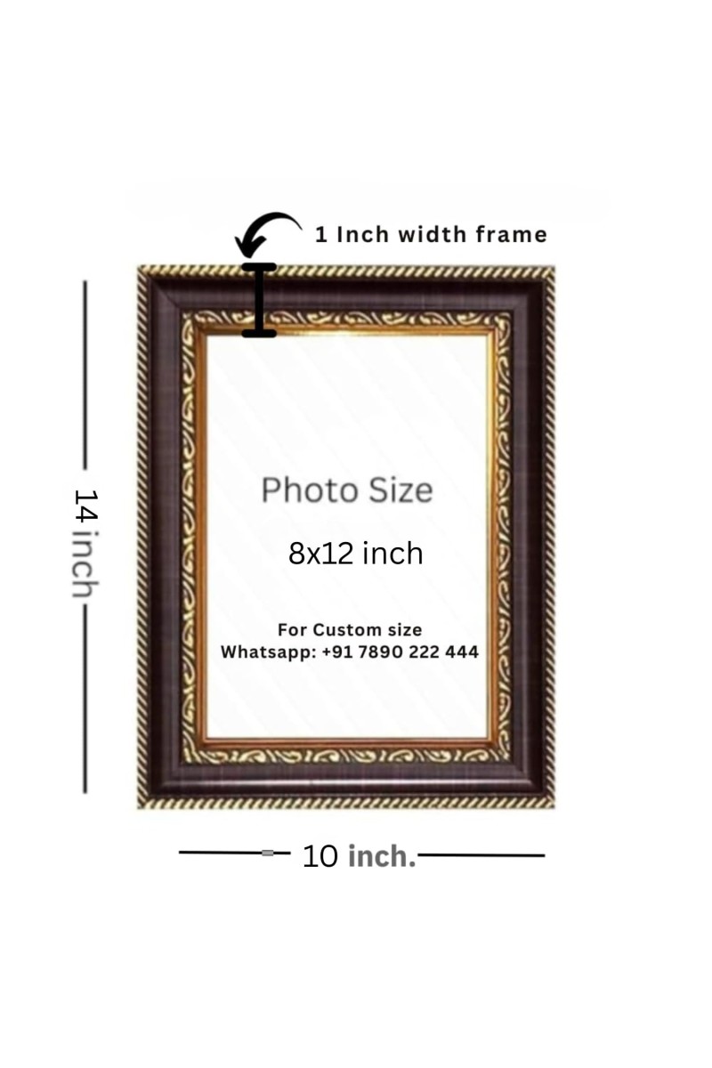 8x12 Inch Blank Photo Frame for Wall Decoration | Photo Frame for Home & Office Decor | Picture Frame for Table or Wall Display | Stylish Frame for Photos, Memories & Gifts