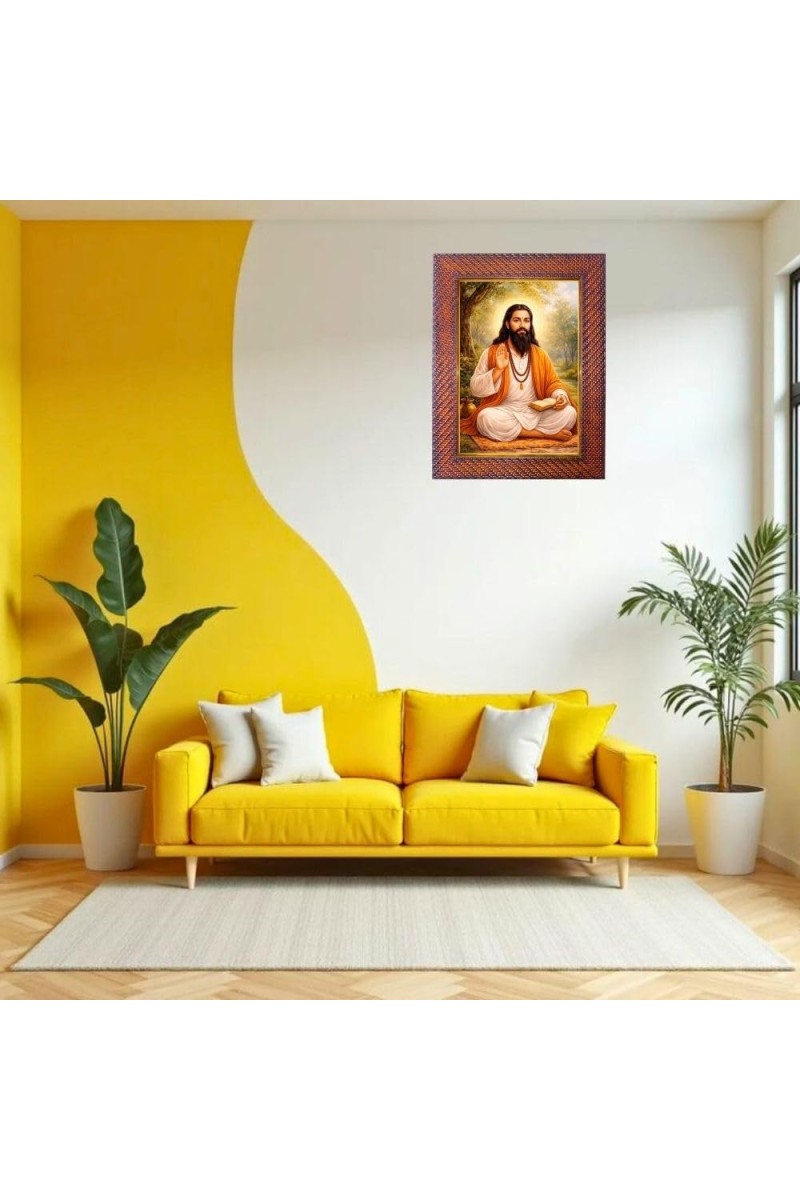 Paramahansa Yogananda Photo Frame 17X21 Inch Religious Wall & Table Decor Frame | Paramahansa Yogananda Spiritual Photo Frame For Home, Temple & Office (F18280X17X21)