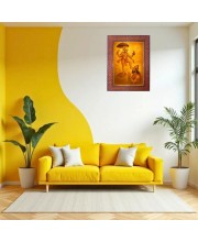 Vamana Avatar Photo Frame 10x14 Inch Religious Wall & Table Decor Frame | Vamana Avatar Spiritual Photo Frame For Home, Temple & Office | Decorative Hindu God & Goddess Frame (Pack Of 1) (F18429)
