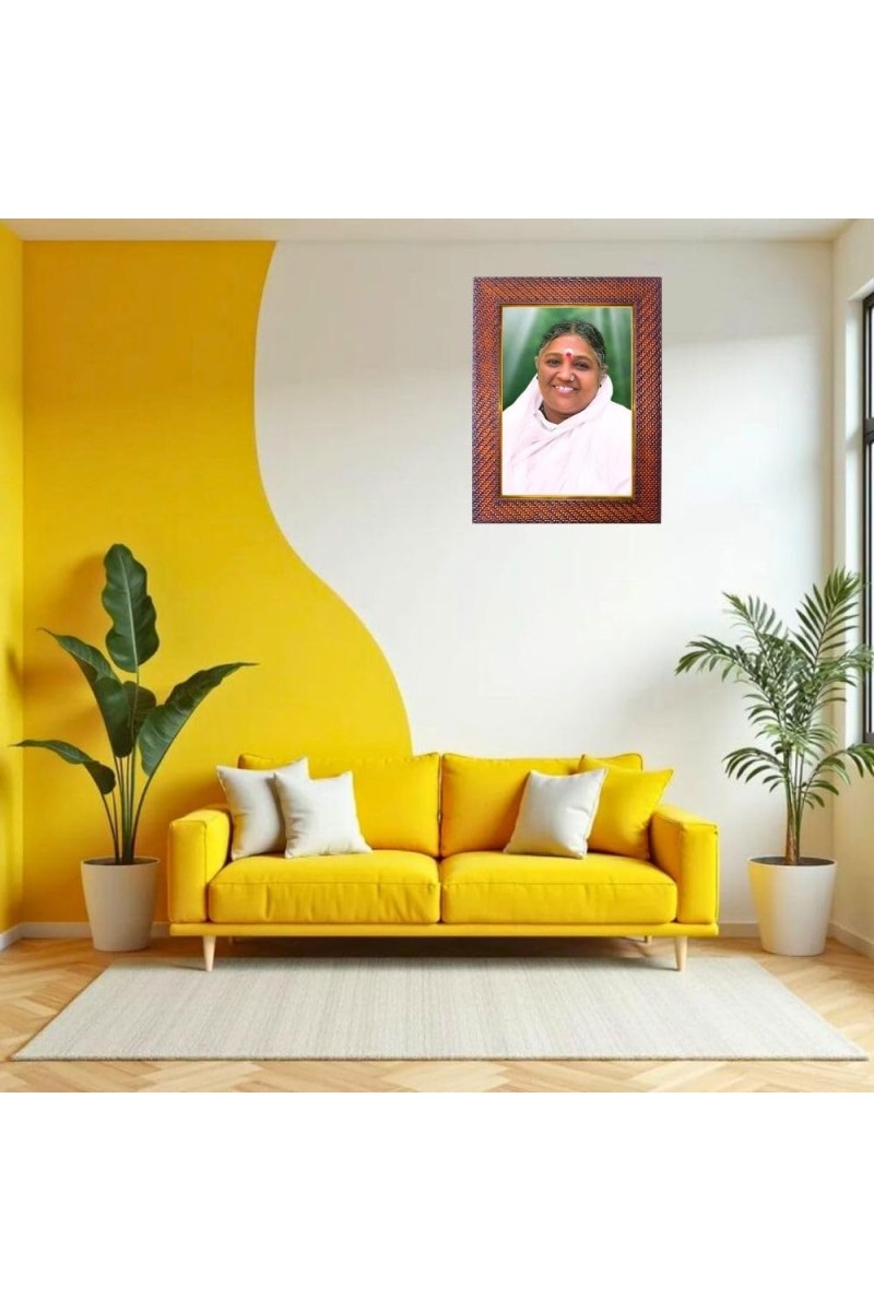 Sri Sri Ravi Shankar Photo Frame Religious Wall & Table Decor Frame | Sri Sri Ravi Shankar Spiritual Photo Frame For Home, Temple & Office | Decorative Hindu God & Goddess Frame (Pack O