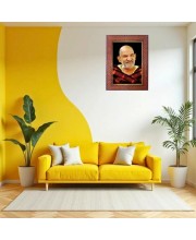 Sri Anandamayi Ma Photo Frame 13X17 Inch Religious Wall & Table Decor Frame | Sri Anandamayi Ma Spiritual Photo Frame For Home, Temple & Office | Decorative Hindu God & Goddess Frame (Pack Of 1) (