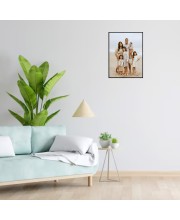 Hitech Sales Personalized Photo Frames for Table and Walls Decoration | Gifts and Home decor laminated photo (Without glass) | 8x12 Inch