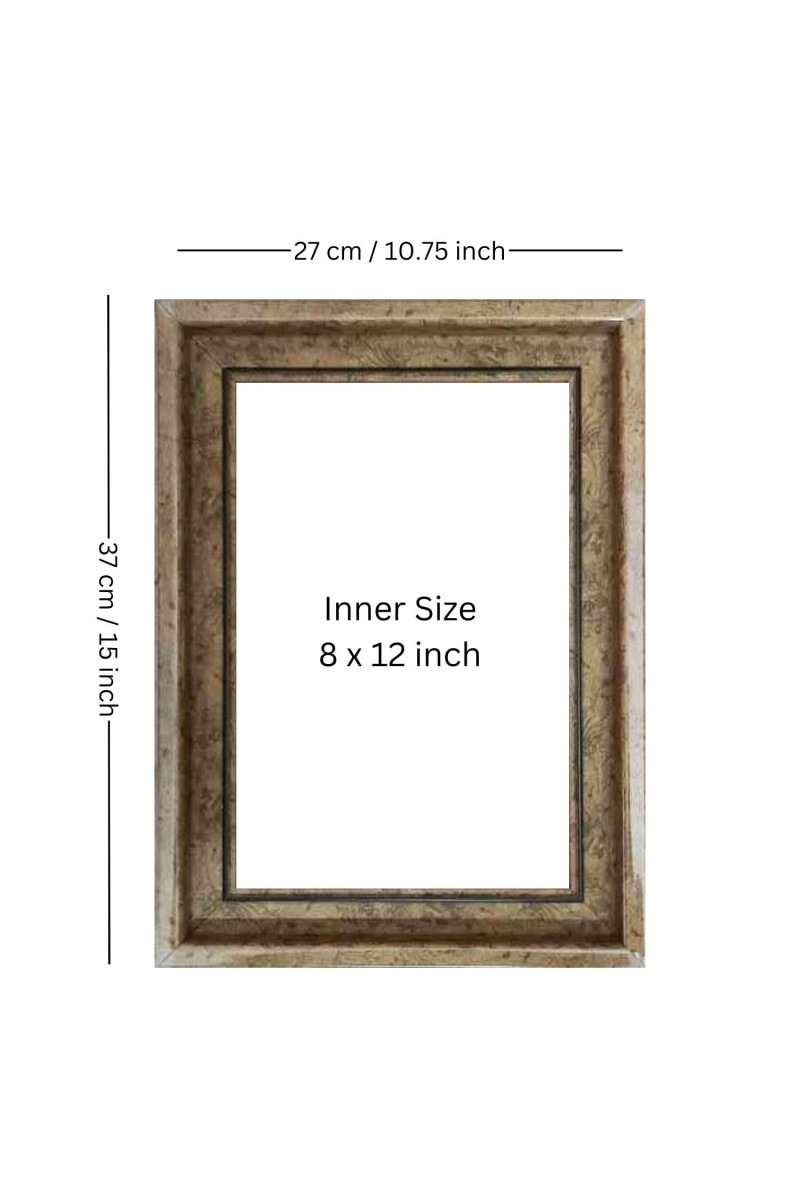 HiTechMart 11x15 inch Single Picture Frame Polystyrene Photo Frame with Acrylic Glass Front for 8x12inch Photos Wall Mount Display Perfect for Family Photos or Gifting