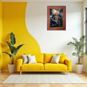Lord Vishnu Kurma Photo Frame 19X23 Inch Religious Wall & Table Decor Frame | Lord Vishnu Kurma Spiritual Photo Frame For Home, Temple & Office | Decorative Hindu God & Goddess Frame (Pack Of 1) (