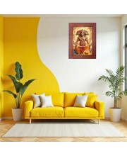 Mata Ganga Photo Frame 13X17 Inch Religious Wall & Table Decor Frame | Mata Ganga Spiritual Photo Frame For Home, Temple & Office (F18227X13X17)