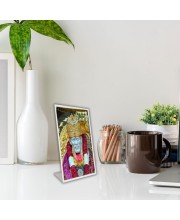 Car Desk/Table Top Shirdi Sai Baba Acrylic L-Style Photo Stand - 2.5x3.5 Inches, Compact And Stylish Spiritual Display (F6690)