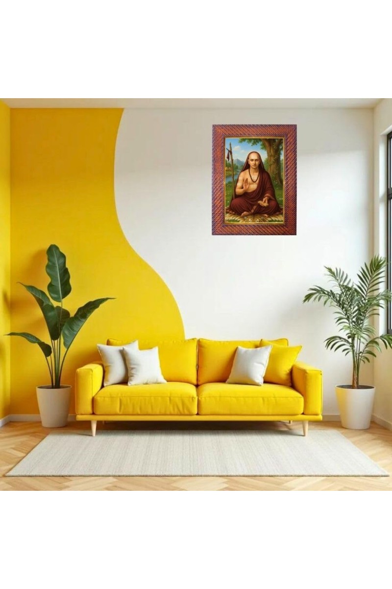 Anandamayi Ma Photo Frame 21X25 Inch Religious Wall & Table Decor Frame | Anandamayi Ma Spiritual Photo Frame For Home, Temple & Office | Decorative Hindu God & Goddess Frame (Pack Of 1) (F18326)