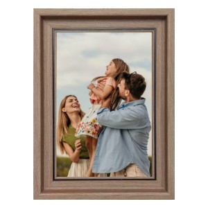 HiTechMart 11x15inch Polystyrene Picture Frame Modern Style Wood Pattern with Acrylic Glass Ready for Wall Display HiTechMart 11x15inch Polystyrene Picture Frame Modern Style Wood Pattern with Acrylic Glass Ready for Wall Display