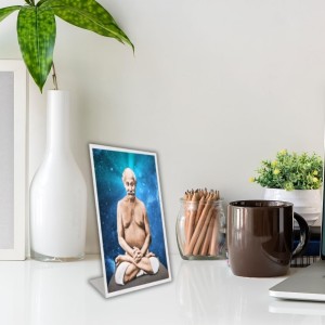 Car Desk/Table Top Shri Lahiri Mahashaya Acrylic L-Style Photo Stand - 5x7 Inches, Compact And Stylish Spiritual Display (F6720) Car Desk/Table Top Shri Lahiri Mahashaya Acrylic L-Style Photo Stand - 5x7 Inches, Compact And Stylish Spiritual Display (F6720)
