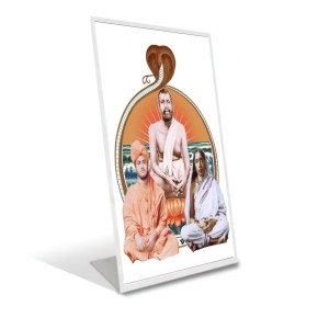 Car Desk/Table Top Ramakrishna Paramahamsa,Swami,Sarada Devi Vivekananda Acrylic L-Style Photo Stand - 2.5x3.5 Inches, Compact And Stylish Spiritual Display (F6688) Car Desk/Table Top Ramakrishna Paramahamsa,Swami,Sarada Devi Vivekananda Acrylic L-Style Photo Stand - 2.5x3.5 Inches, Compact And Stylish Spiritual Display (F6688)