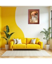 Premanand Govind Sharan Photo Frame Religious Wall & Table Decor Frame | Premanand Govind Sharan Spiritual Photo Frame For Home, Temple & Office | Decorative Hindu God & Goddess Frame (