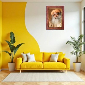 Premanand Govind Sharan Photo Frame Religious Wall & Table Decor Frame | Premanand Govind Sharan Spiritual Photo Frame For Home, Temple & Office | Decorative Hindu God & Goddess Frame (