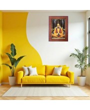 Sri Anandamayi Ma Photo Frame Religious Wall & Table Decor Frame | Sri Anandamayi Ma Spiritual Photo Frame For Home, Temple & Office | Decorative Hindu God & Goddess Frame (Pack Of 1) (