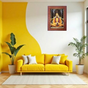 Sri Anandamayi Ma Photo Frame Religious Wall & Table Decor Frame | Sri Anandamayi Ma Spiritual Photo Frame For Home, Temple & Office | Decorative Hindu God & Goddess Frame (Pack Of 1) (