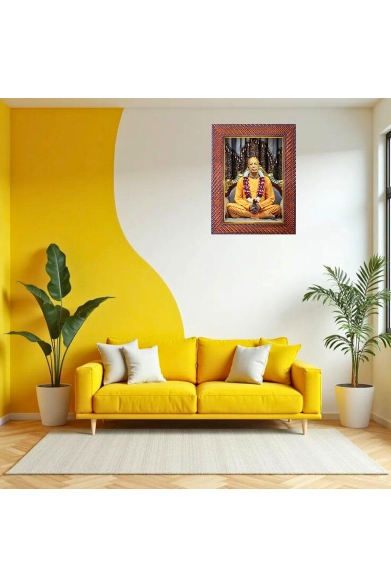 Sri Anandamayi Ma Photo Frame Religious Wall & Table Decor Frame | Sri Anandamayi Ma Spiritual Photo Frame For Home, Temple & Office | Decorative Hindu God & Goddess Frame (Pack Of 1) (