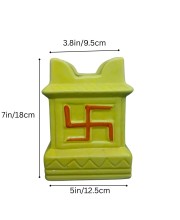 Tulsi Tree Planter Pot for Indoor & Outdoor Use, Sacred Basil Plant Holder, Decorative Eco-Friendly, Durable & Lightweight, Lemon Yellow Tulsi Tree Planter Pot for Indoor & Outdoor Use, Sacred Basil Plant Holder, Decorative Eco-Friendly, Durable & Lightweight, Lemon Yellow