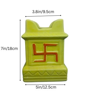 Tulsi Tree Planter Pot for Indoor & Outdoor Use, Sacred Basil Plant Holder, Decorative Eco-Friendly, Durable & Lightweight, Lemon Yellow Tulsi Tree Planter Pot for Indoor & Outdoor Use, Sacred Basil Plant Holder, Decorative Eco-Friendly, Durable & Lightweight, Lemon Yellow
