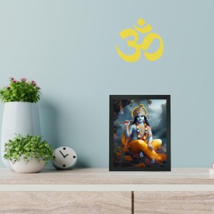 Hitech Sales Shree Krishna Bhagwan Polystyrene Photo Frame for Pooja Room, Temple Decor, Home Decoration and Gifting (Wall and Tabletop, Rectangular, Printed Photo, 7.12 x 9.12 inches Frame, Black) Hitech Sales Shree Krishna Bhagwan Polystyrene Photo Frame for Pooja Room, Temple Decor, Home Decoration and Gifting (Wall and Tabletop, Rectangular, Printed Photo, 7.12 x 9.12 inches Frame, Black)