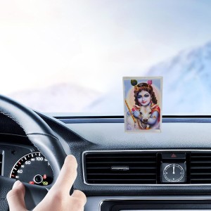 HiTechMart Shree Krishna with Divine Cow Acrylic Photo Frame – Hindu Spiritual Home Décor, Religious Gift, Desk & Wall Art HiTechMart Shree Krishna with Divine Cow Acrylic Photo Frame – Hindu Spiritual Home Décor, Religious Gift, Desk & Wall Art