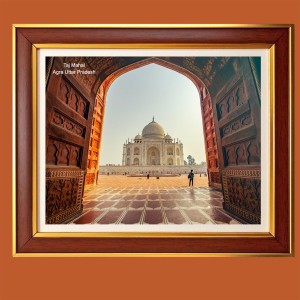 Taj Mahal, Agra, Uttar Pradesh Photo Frame, 10x14 Inches Stylish Framed Islamic wall art for Home & Office Decoration and gift for Muslims Taj Mahal, Agra, Uttar Pradesh Photo Frame, 10x14 Inches Stylish Framed Islamic wall art for Home & Office Decoration and gift for Muslims