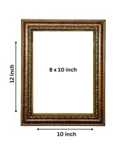 Hi Tech Sales SRI SRI RADHA GOVIND FINE ART Photo Frame for Office, Wall/Table, Study room & living room, gifts | PVC Frame & Front Face - Glass (12 X 10)