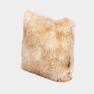 Beige Polyester Cushion