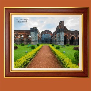 The Adina Mosque in Malda District Photo Frame, 18x22 Inches Stylish Framed Islamic wall art for Home & Office Decoration and gift for Muslims The Adina Mosque in Malda District Photo Frame, 18x22 Inches Stylish Framed Islamic wall art for Home & Office Decoration and gift for Muslims
