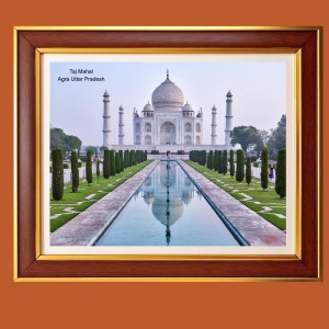 Taj Mahal, Agra, Uttar Pradesh Photo Frame, 10x14 Inches Stylish Framed Islamic wall art for Home & Office Decoration and gift for Muslims Taj Mahal, Agra, Uttar Pradesh Photo Frame, 10x14 Inches Stylish Framed Islamic wall art for Home & Office Decoration and gift for Muslims