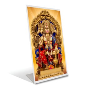 Car Desk/Table Top Lord Hanuman Acrylic L-Style Photo Stand - 2.5x3.5 Inches, Compact And Stylish Spiritual Display (F6667) Car Desk/Table Top Lord Hanuman Acrylic L-Style Photo Stand - 2.5x3.5 Inches, Compact And Stylish Spiritual Display (F6667)