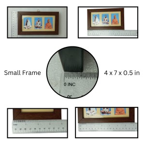 Hitech sales Sarada Devi, Ramakrishna Paramahansa and Swami Vivekananda Polystyrene Small Photo Frame for Decoration, Gifting (Tabletop, Rectangular, 7 x 4 inches Frame, Brown, Pack of 1) Hitech sales Sarada Devi, Ramakrishna Paramahansa and Swami Vivekananda Polystyrene Small Photo Frame for Decoration, Gifting (Tabletop, Rectangular, 7 x 4 inches Frame, Brown, Pack of 1)