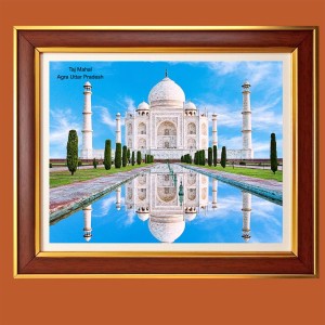 Taj Mahal, Agra, Uttar Pradesh Photo Frame, 10x14 Inches Stylish Framed Islamic wall art for Home & Office Decoration and gift for Muslims Taj Mahal, Agra, Uttar Pradesh Photo Frame, 10x14 Inches Stylish Framed Islamic wall art for Home & Office Decoration and gift for Muslims