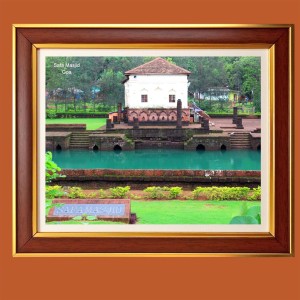 Safa Masjid, Goa Photo Frame, 14x18 Inches Stylish Framed Islamic wall art for Home & Office Decoration and gift for Muslims Safa Masjid, Goa Photo Frame, 14x18 Inches Stylish Framed Islamic wall art for Home & Office Decoration and gift for Muslims