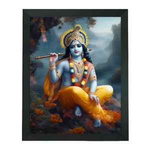 Hitech Sales Shree Krishna Bhagwan Polystyrene Photo Frame for Pooja Room, Temple Decor, Home Decoration and Gifting (Wall and Tabletop, Rectangular, Printed Photo, 7.12 x 9.12 inches Frame, Black) Hitech Sales Shree Krishna Bhagwan Polystyrene Photo Frame for Pooja Room, Temple Decor, Home Decoration and Gifting (Wall and Tabletop, Rectangular, Printed Photo, 7.12 x 9.12 inches Frame, Black)