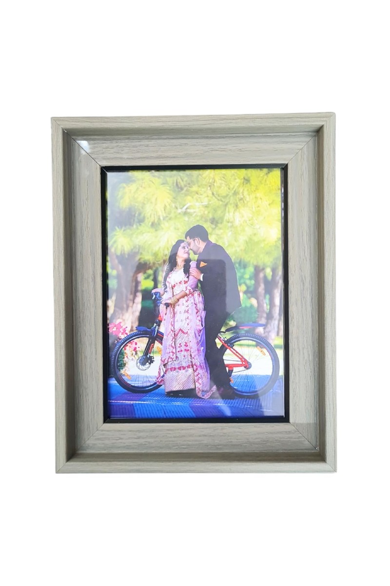 Hi Tech Sales Ma Lakshmi Ma Saraswati Lord Shri Ganesh Photo Frame for wall/table, Study & living room, gifts (7 x 9)