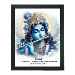 Hitech Sales Wall Art Of Lord Krishna Polystyrene Photo Frame for Pooja Room, Temple Decor, Home Decoration and Gifting (Wall and Tabletop, Rectangular, Printed Photo, 7.12 x 9.12 inches Frame, Black) Hitech Sales Wall Art Of Lord Krishna Polystyrene Photo Frame for Pooja Room, Temple Decor, Home Decoration and Gifting (Wall and Tabletop, Rectangular, Printed Photo, 7.12 x 9.12 inches Frame, Black)