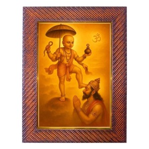 Vamana Avatar Photo Frame 10x14 Inch Religious Wall & Table Decor Frame | Vamana Avatar Spiritual Photo Frame For Home, Temple & Office | Decorative Hindu God & Goddess Frame (Pack Of 1) (F18429) Vamana Avatar Photo Frame 10x14 Inch Religious Wall & Table Decor Frame | Vamana Avatar Spiritual Photo Frame For Home, Temple & Office | Decorative Hindu God & Goddess Frame (Pack Of 1) (F18429)