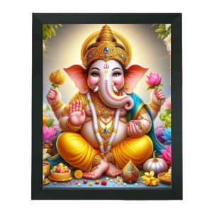 Hitech Sales Lord Ganesh Polystyrene Photo Frame for Pooja Room, Temple Decor, Home Decoration and Gifting (Wall and Tabletop, Rectangular, Printed Photo, 7.12 x 9.12 inches Frame, Black) Hitech Sales Lord Ganesh Polystyrene Photo Frame for Pooja Room, Temple Decor, Home Decoration and Gifting (Wall and Tabletop, Rectangular, Printed Photo, 7.12 x 9.12 inches Frame, Black)