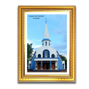 Alangara Annai Cathedral Church Photo Frame, Beautiful Elegant Framed Wall Art of Iconic Cathedral Alangara Annai Cathedral Church Photo Frame, Beautiful Elegant Framed Wall Art of Iconic Cathedral