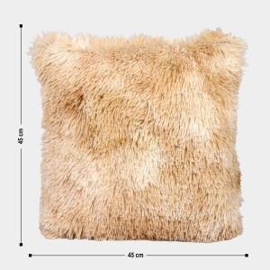 Beige Polyester Cushion